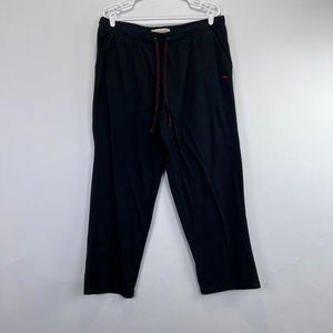 Tommy Bahama Black Sweatpants Straight Drawstring Pockets Men's Size XL/EG